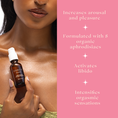Increase pleasure, made with aphrodisiacs, activate libido and intensify orgasms