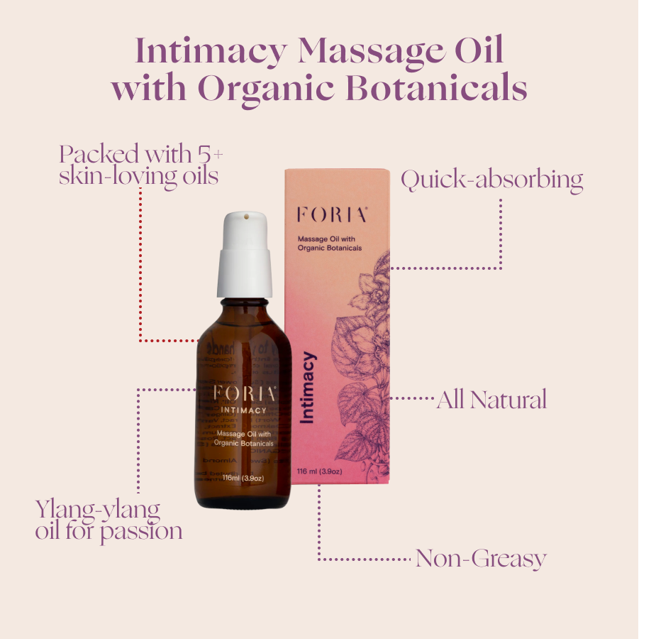 Intimacy Massage Oil with Organic Botanicals