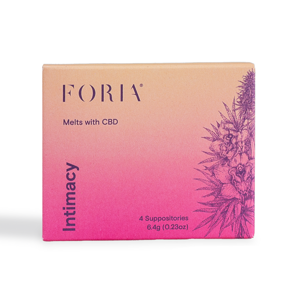 Foria Intimacy Melts with CBD, single pack