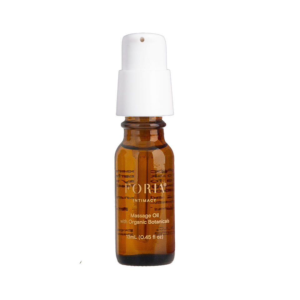 Travel-size Foria Massage Oil with Organic Botanicals