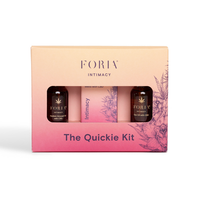 Foria The Quickie Kit - Marketing front-of-pack on a clean background