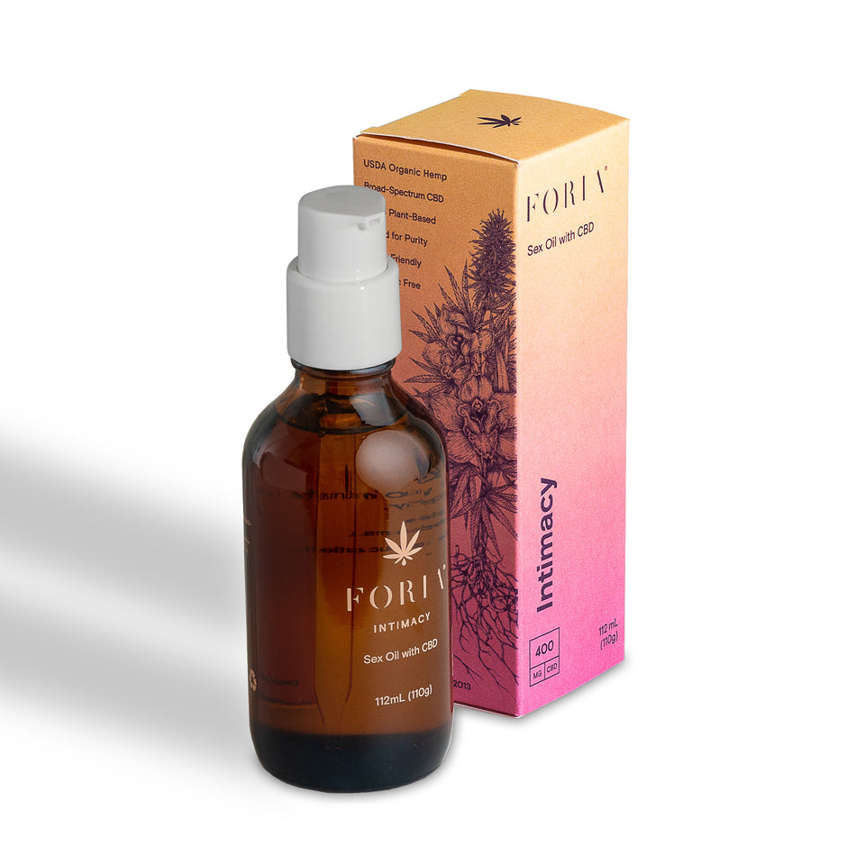 Intimacy Sex Oil with Broad-Spectrum CBD (CBD Lube)