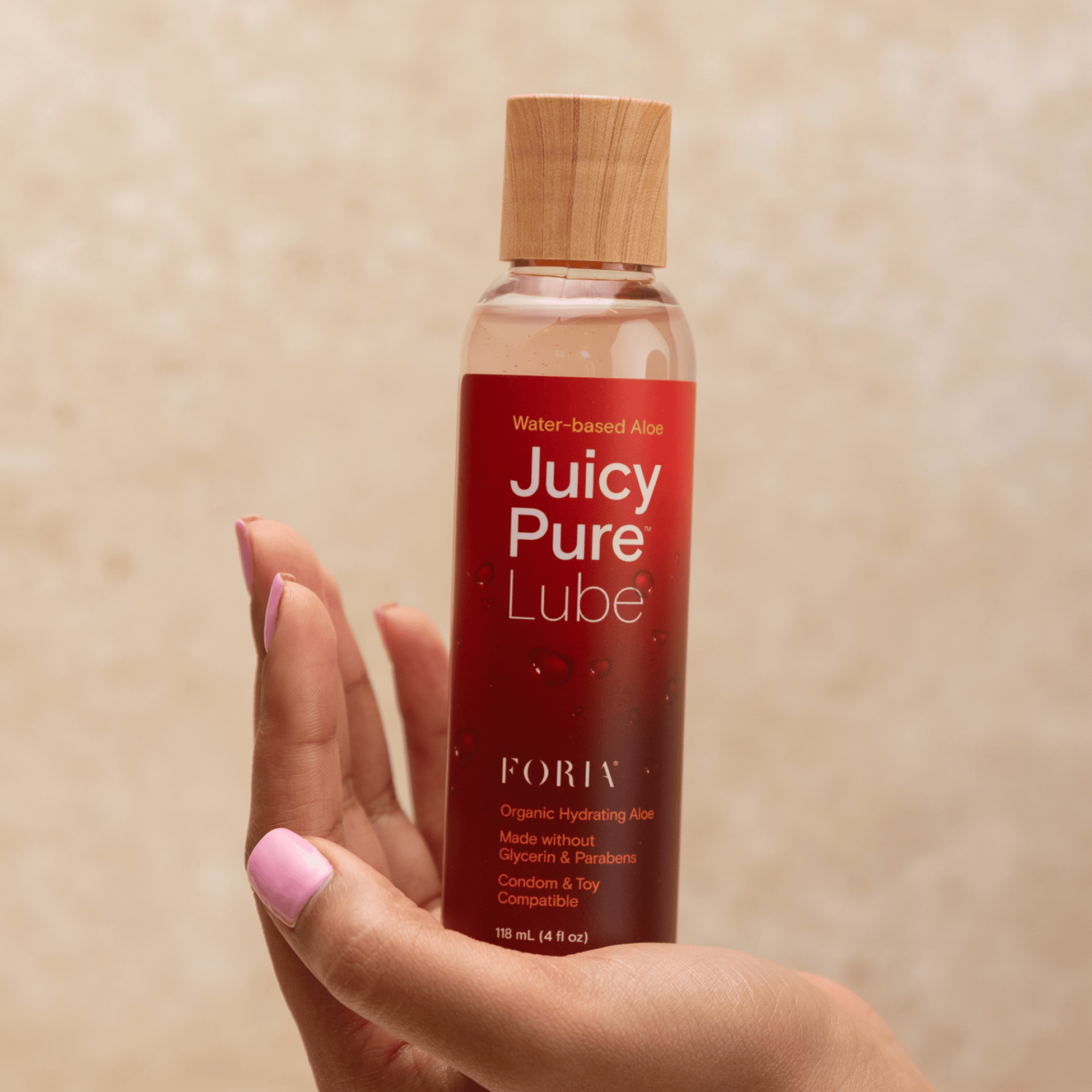 Juicy Pure Lube | Organic Water-Based Lubricant for Comfort Foria Juicy Pure Lube | Organic Water-Based Lubricant for Comfort Foria