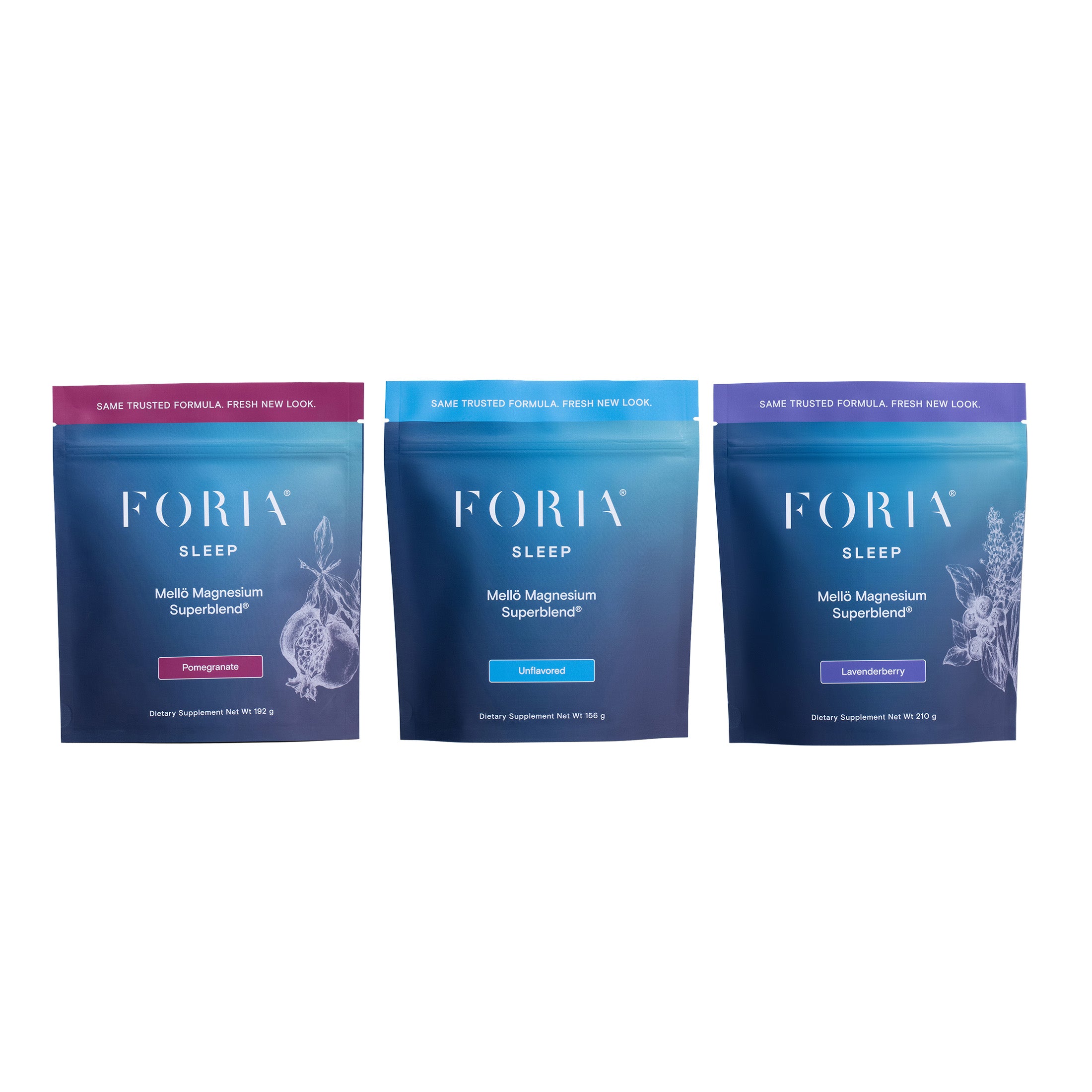 mellö Magnesium Pouch Variety Set