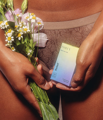 CBD melts to support pelvic relaxation & period discomfort relief.