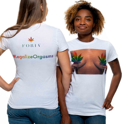 Foria LIMITED-EDITION Back To The Garden Pride Tee, Celebrate Pride, plants, and pleasure